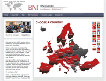 Tablet Screenshot of bni-europe.com